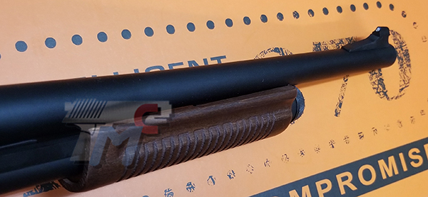 Golden Eagle M870 Police Tactical Gas Shot Gun (Wood) - Click Image to Close